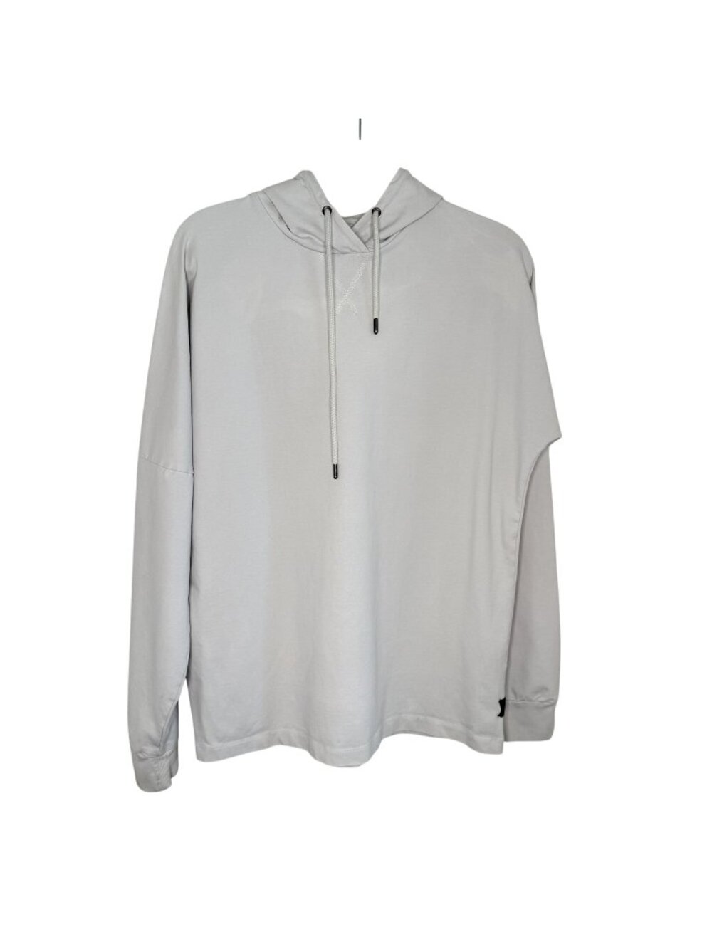 Good Man Brand Mens Light Gray Hoodie, M
